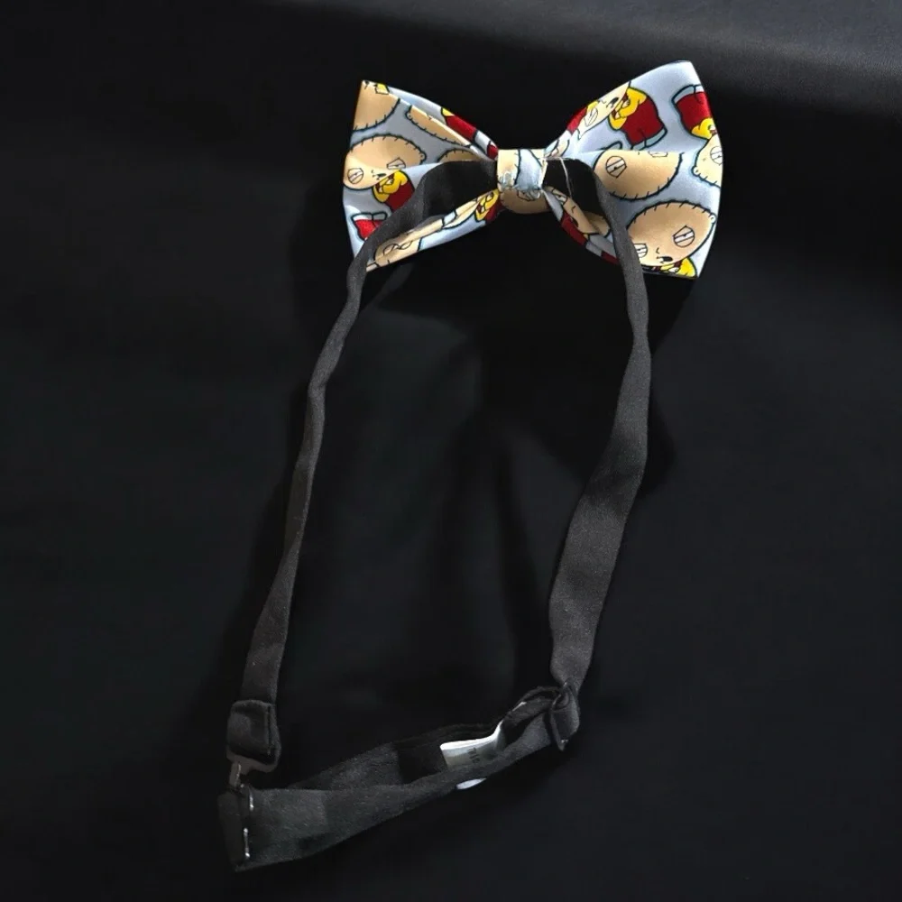 Mens Stewie Griffin Bow Tie - Black and Blue 2012